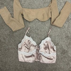 Two crop tops